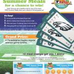Summer Meals Youth Have a Chance to Win 4 FREE Eagles Game Day Tickets